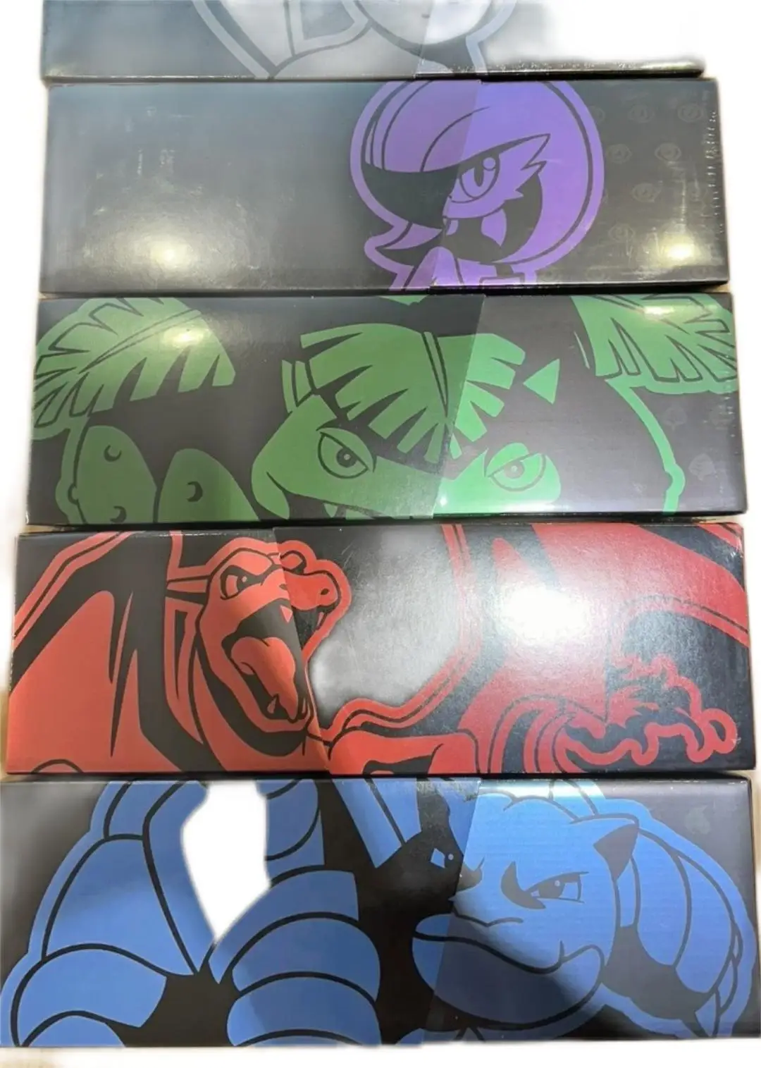 Genuine Original Pokemond PTCG Card Sword Shield Chinese 25th Anniversary Charizard Moon Eevee Blastoise Rayquaza Collection Box