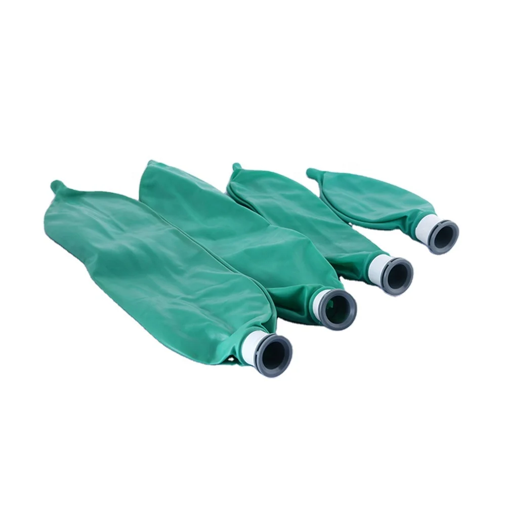 
Green Color 0.5L/1.0L/2.0L/3.0L Latex Free Breathing Bag 