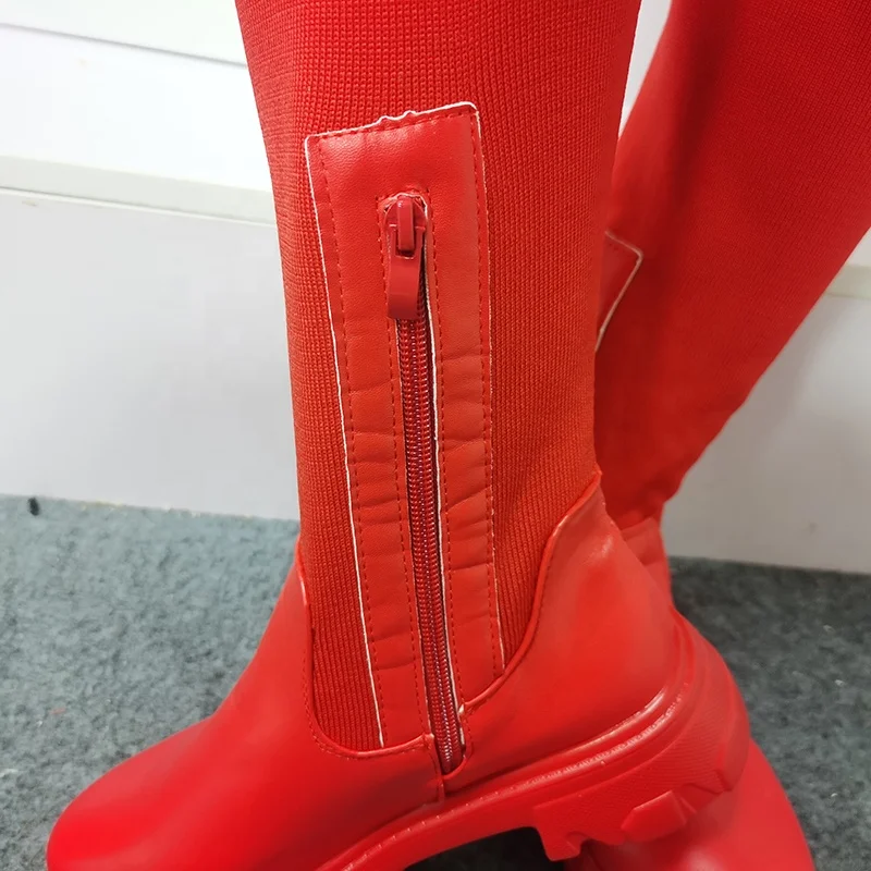 Platform Boots Winter Over The Knee Boots Thigh High Winter Shoe