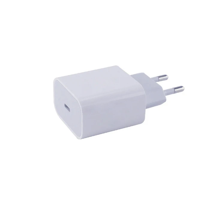 USB C 18 Вт PD зарядное устройство DC для мобильного телефона с логотипом компании на заказ европейская вилка адаптер Iphone