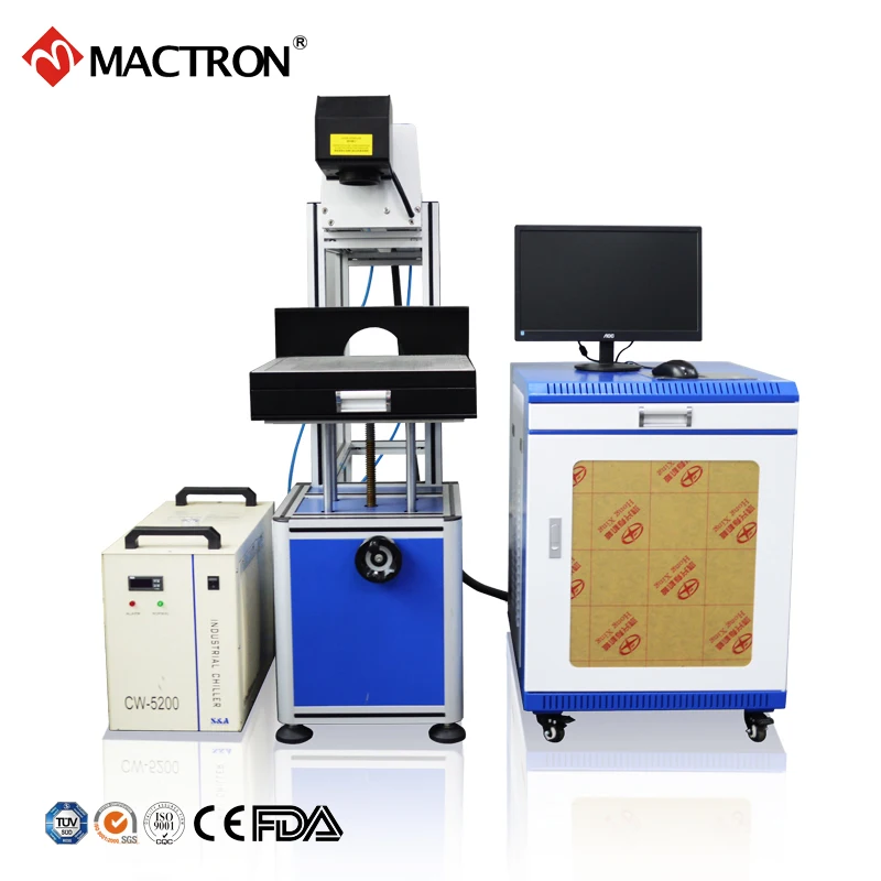 DongGuan Mactron Coconut Shell Laser Cutting and Engraving Machine for Mirror Glass