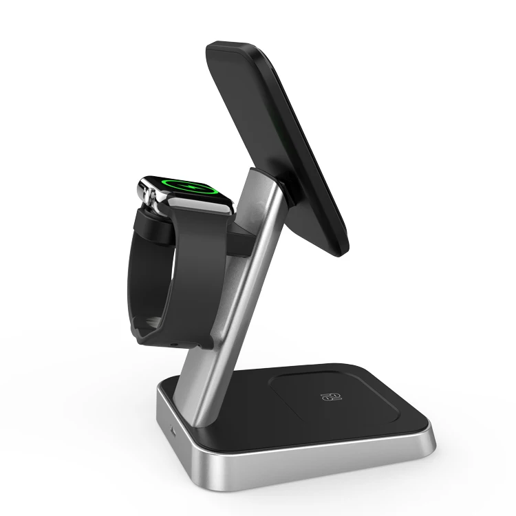  Bidao 15w магнитная 3 в 1 Беспроводное зарядное устройство для Iphone 12 11 Pro Max Airpods наручных часов Iwatch беспроводное быстрой
