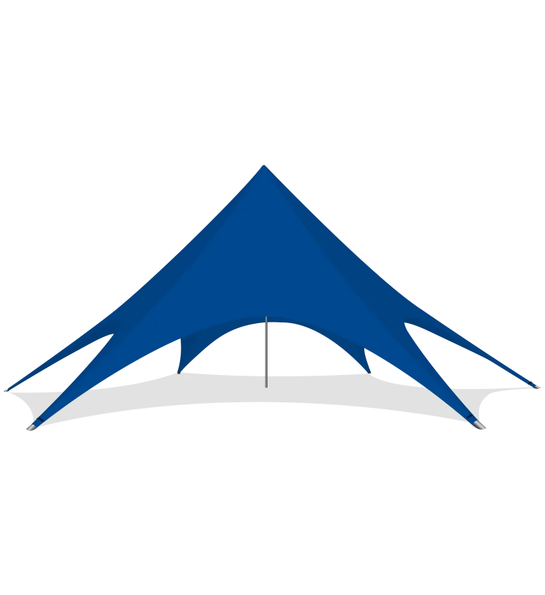 Customized Star Tents For Events With Single or Double Peaks Spider Tent