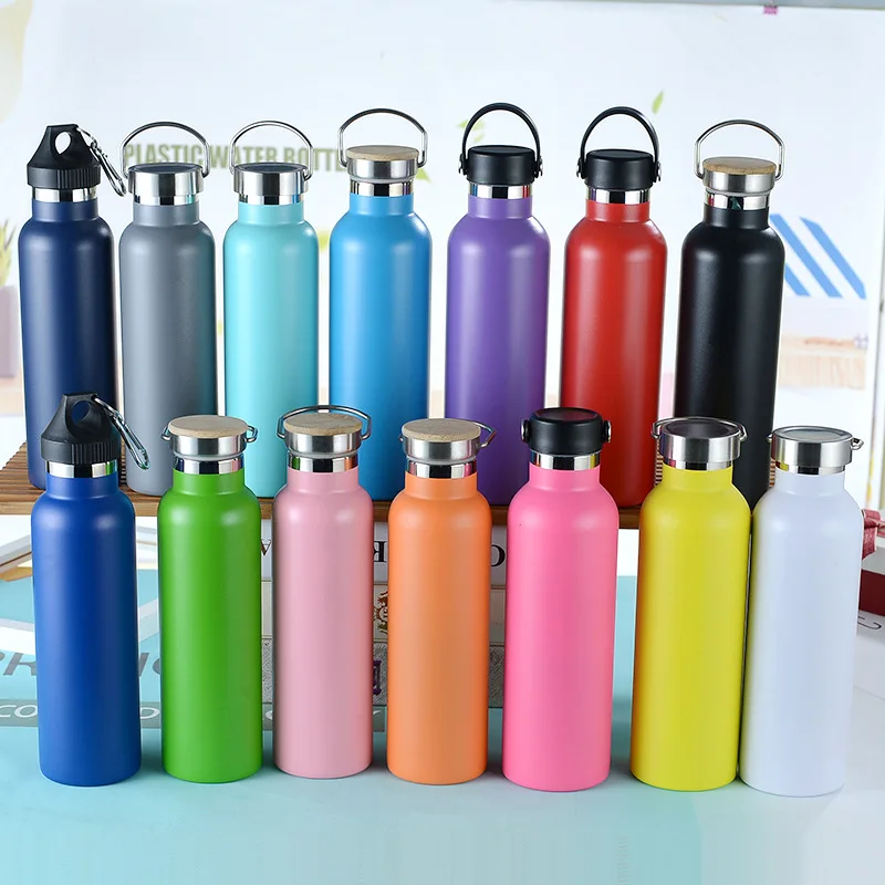Stainless Steel Double Layer Outdoor Cycling Mountaineering Waterbottle