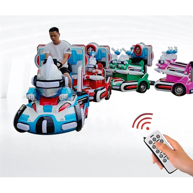 Factory sale Amusement Park popular outdoor trackless train electric trains for kids with gun games