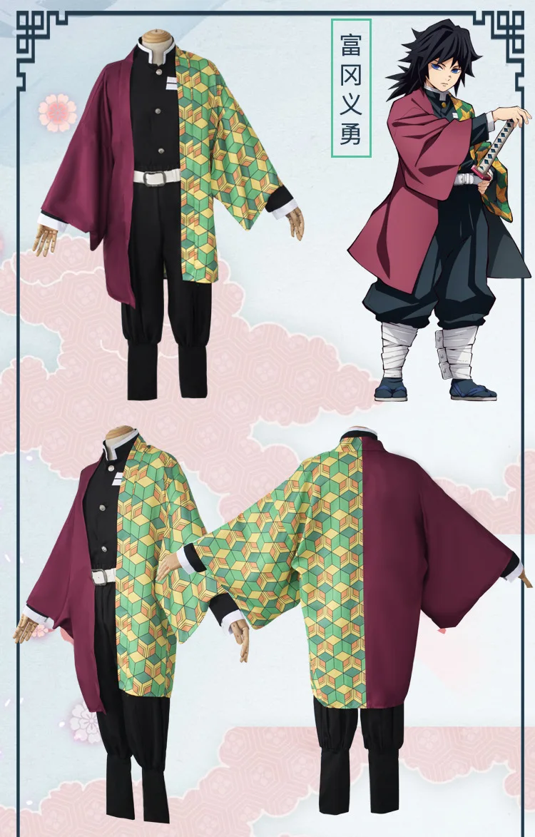 Kimetsu No Yaiba Kamado Nezuko Anime Adult Kids Kimono Cosplay Costume