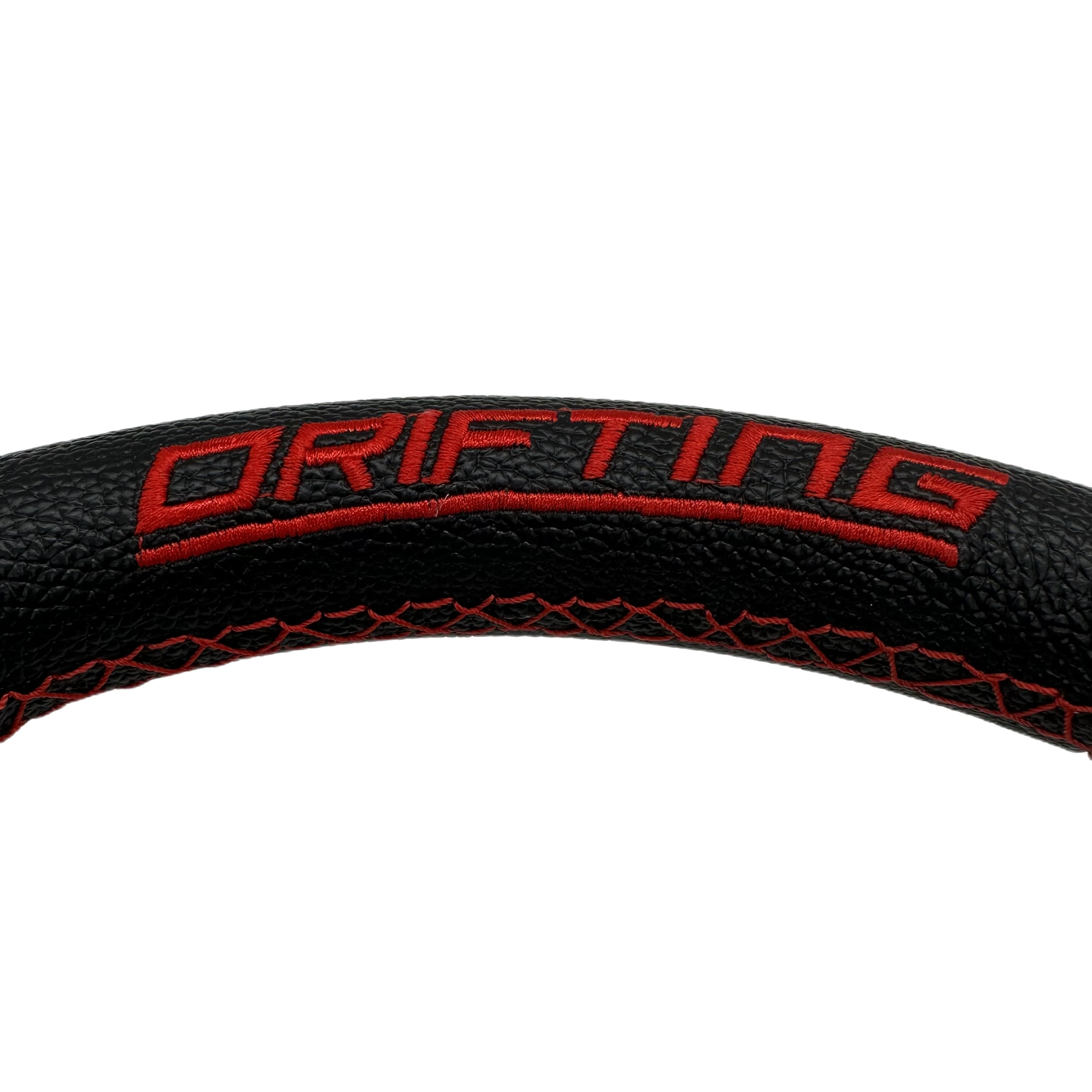 Universal 350 MM Deep Dish 95 MM PVC Leather Sports Racing Steering Wheel With Horn