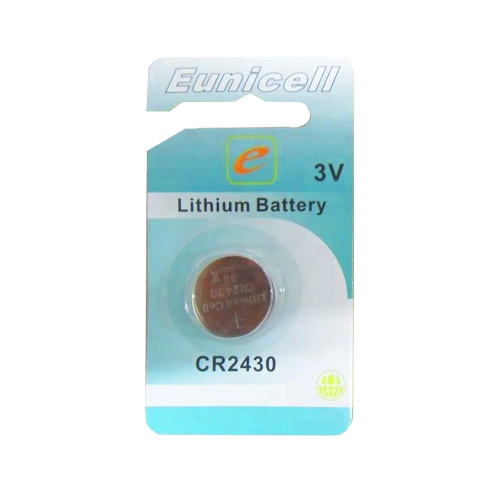 Eunicell CR2430/ DL2430/ BR2430/ KL2430/ 2430 V Lithium Li Ion Battery Button Cells