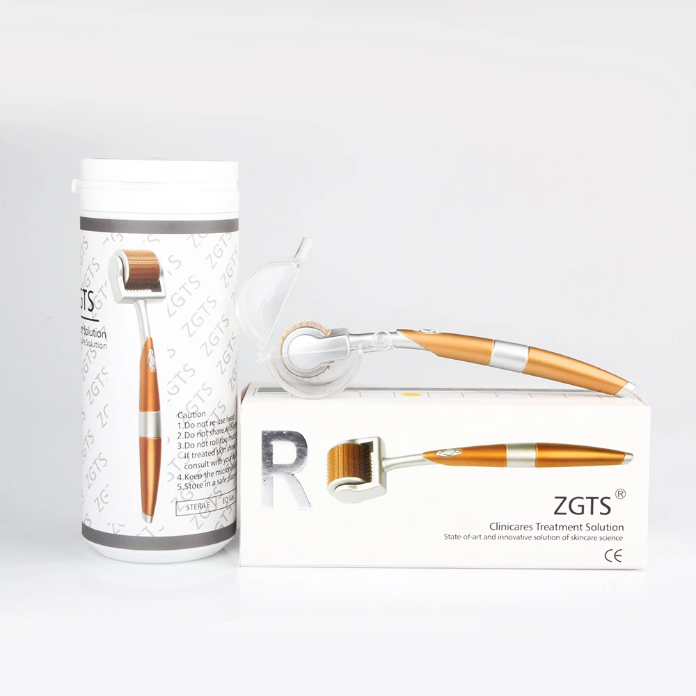 Профессиональный титановый ZGTS derma roller 192 игл/micro игла dermaroller ZGTS