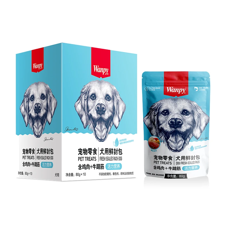 Wanpy Distributors Delicious And High Quality Dog Wet Food Treats Dog Food Pet Food Organic Recipe