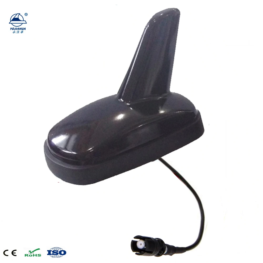 car roof glossy surface amateur amplified fm headset am radio shark fin antenna with RAKU