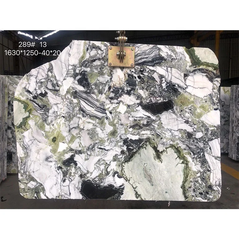 Cold Emerald Beautiful Jade Light Green Tile Marble for Villa Interior Design