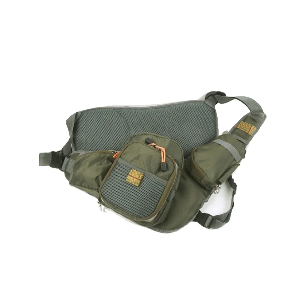 LE CITY New Arrived Outdoor Sling Pack Multi-Purpose Men Shoulder Fishing Bag