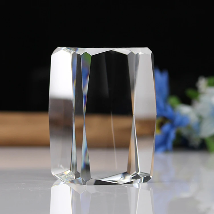 Wholesale K9 blank crystal glass cube for 3D engraving