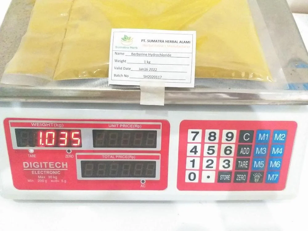 
factory price berberine hydrochloride powder for Health medicine 