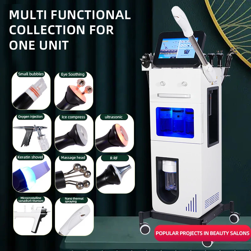 2024 Aqua Hydra Dermabrasion Skin Clean Biopolar RF Tightening Dermabrasion Diamond Hydro Microdermabrasion Facial Machine