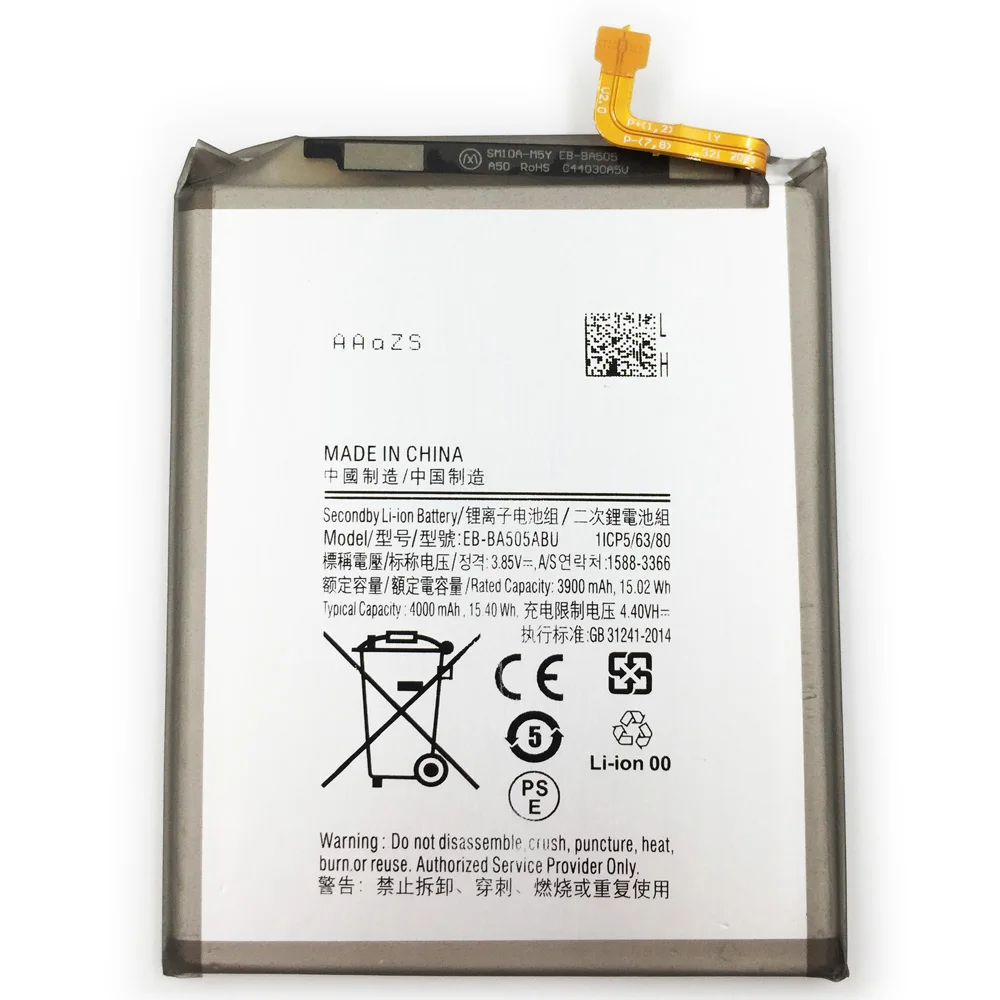 Cell Phone Battery For Samsung Galaxy A20 A50 SM-A205FN A505F EB-BA505ABU Replacement Batteries