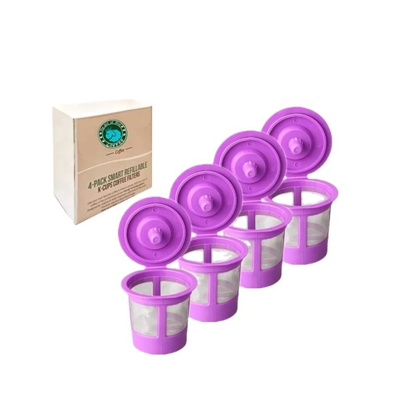 Custom made high quality reusable k cup coffee filter pod