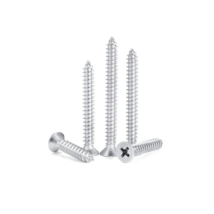 Китай подгонял нержавеющей стали крепежа крест с плоской головкой саморез Tornillos винты