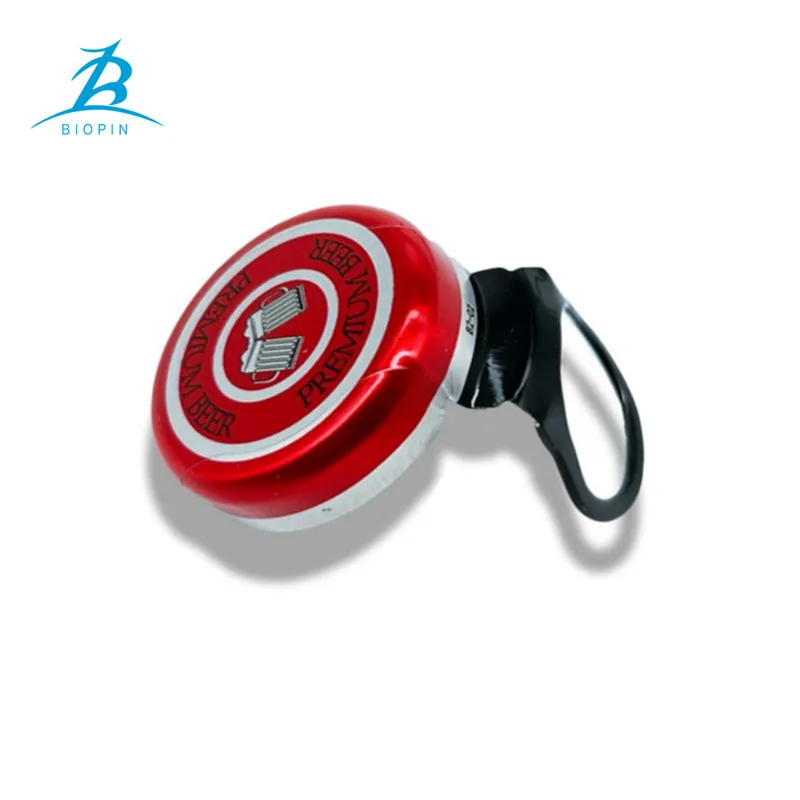 Full aluminum material easy open ring pull 26mm rip cap for standard crown cap mouth