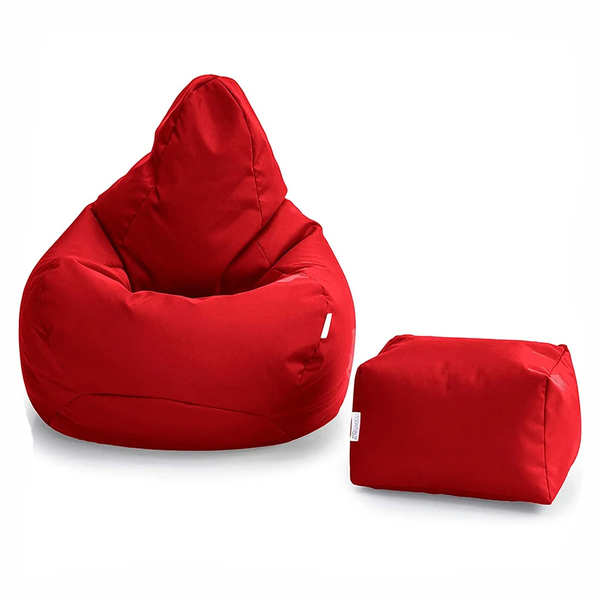 Removable Cover Adult Lazy Custom giant Bean Bag Chair with filler furry with cup holder