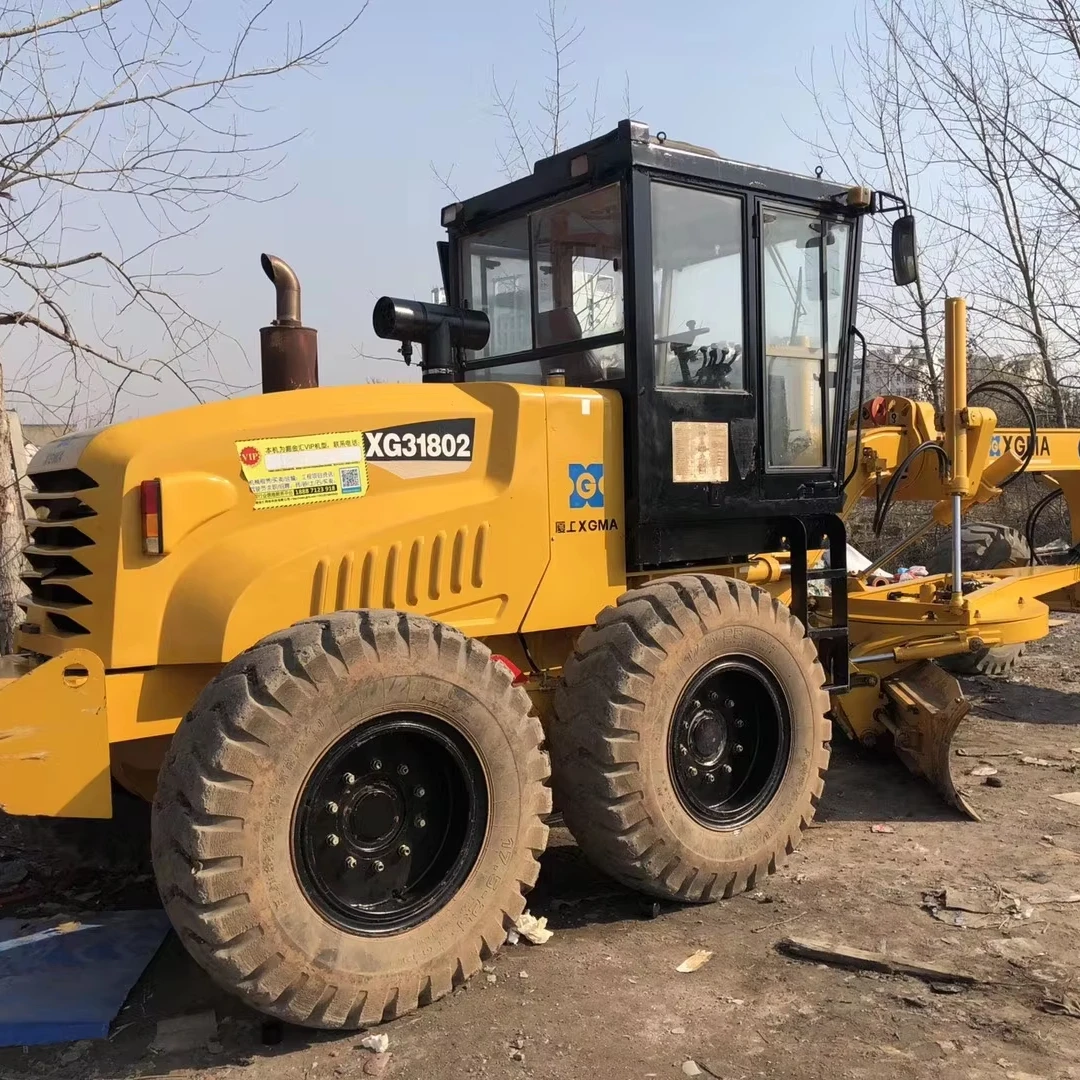 China Top Brand 180HP Motor Grader XG31802 Good conditional secondhand grader for hot sale