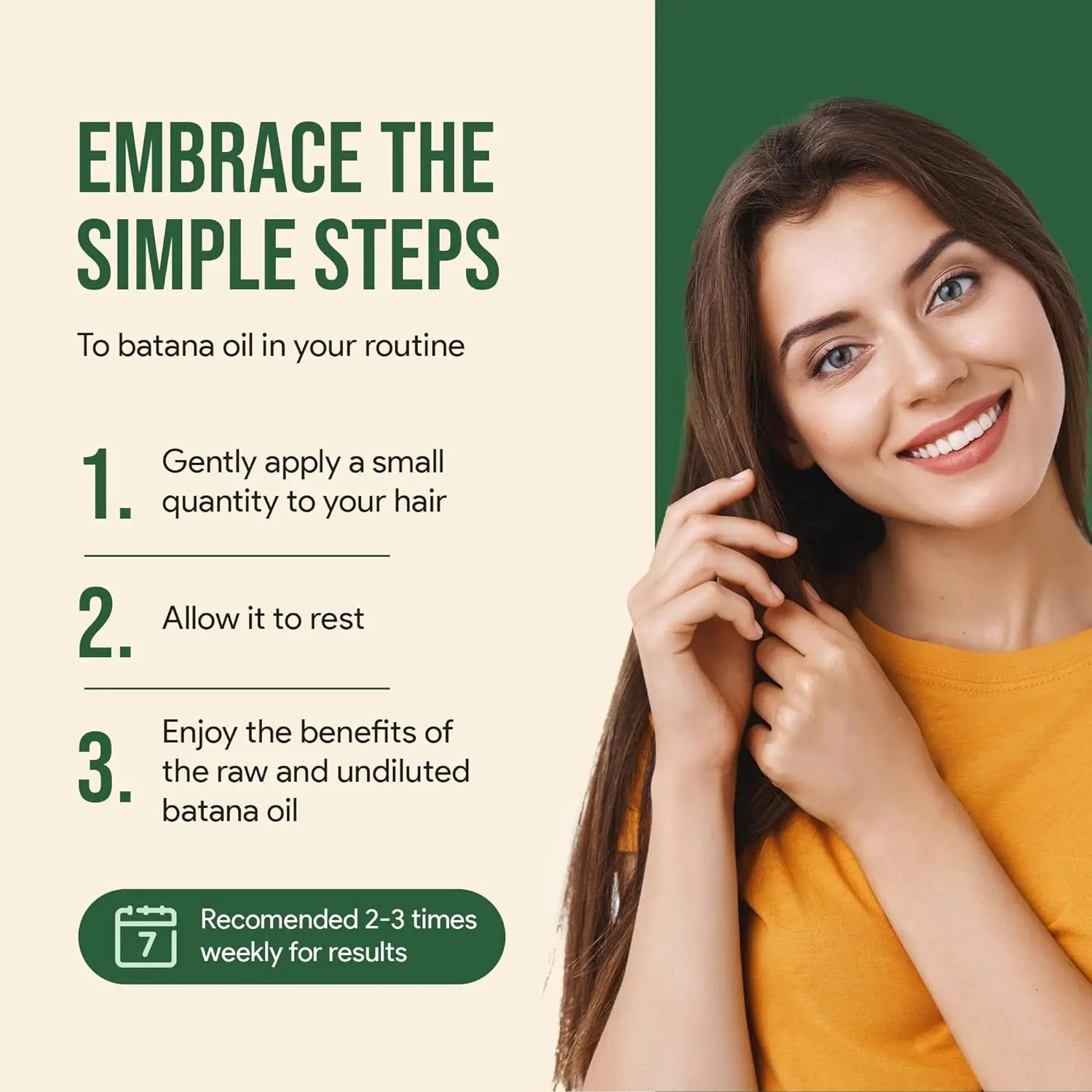 Manufacturers Organic Honduran Batana Oil Hair Growth Deep Hair Care Pure Batana Hair Oil Smoothing Thickening Treatment Butter