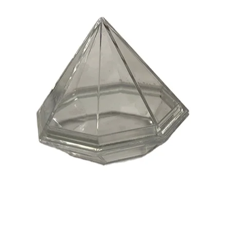 
Clear Acrylic Candy Cube Transparent Injection Plastic Favor gift Box 
