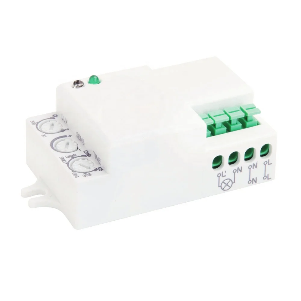 Новые изобретения для помещений mini Small Plastic ST701H микроволновый радар Датчик движения переключатель света потолочный