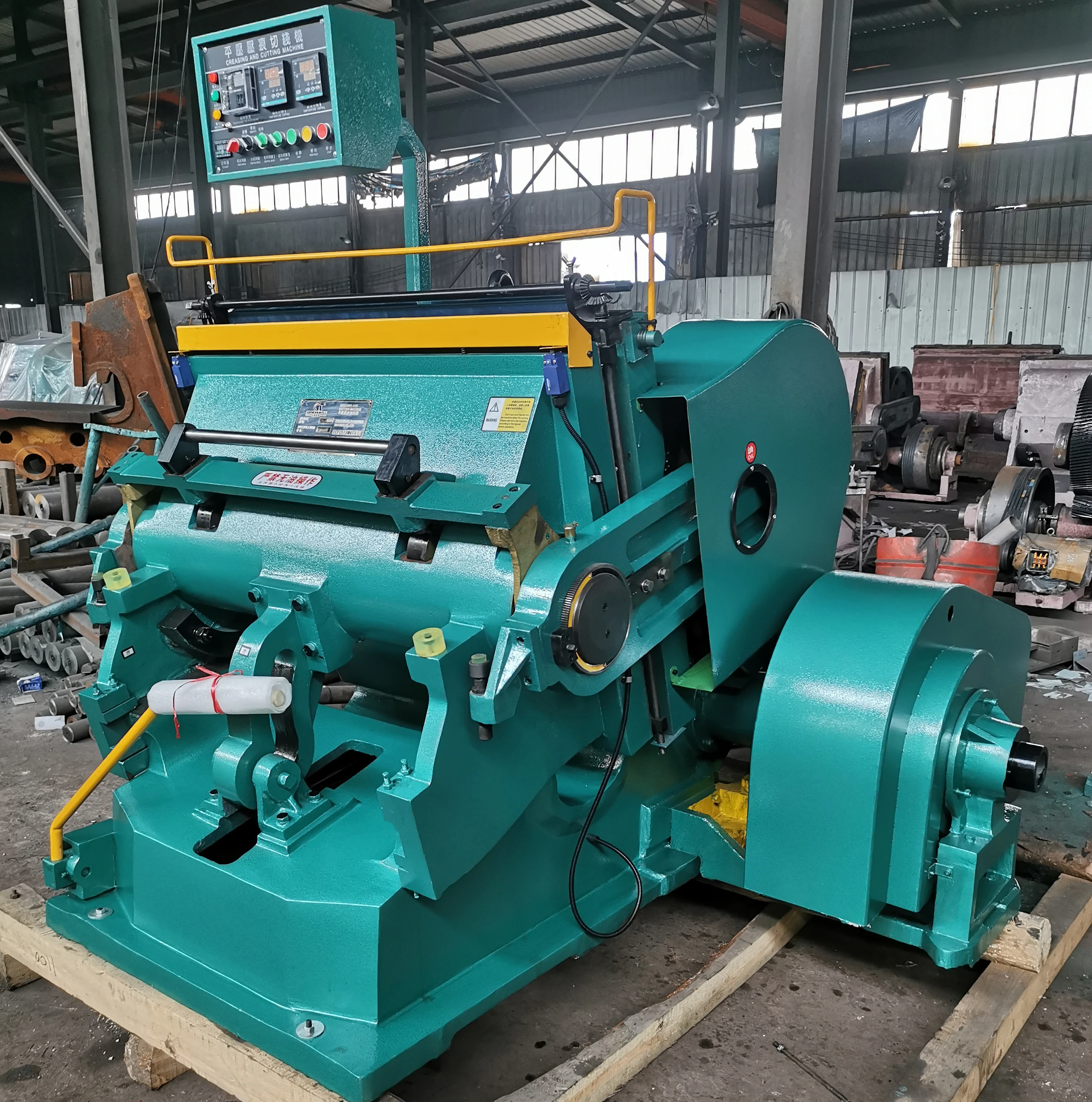 cardboard pizza corrugated carton box making machine