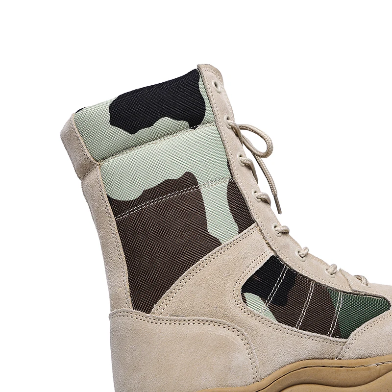 XINXING Desert Camouflage Tactical Boots Combat Boots Oxford Fabric Training Boots For Outdoors