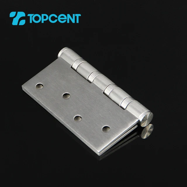 TOPCENT 201&304 Stainless Steel window hinge flat engsel pintu door hinge ball bearing wooden door hinges