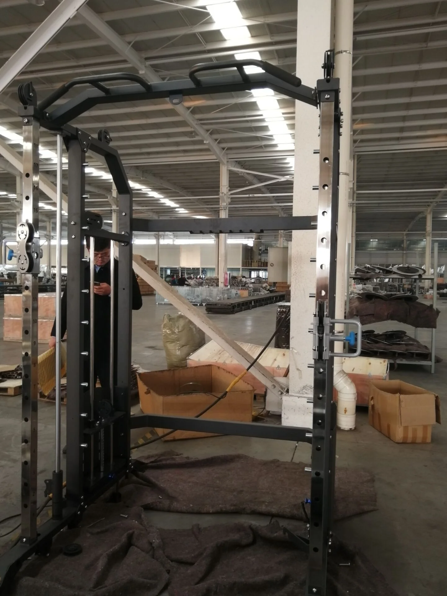  Indoor Tianzhan TZ-Q1009B Home Use Multi Function Smith Machine Gym