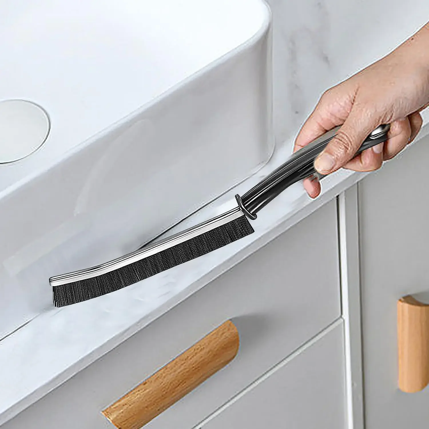 Crevice Cleaning Tool Window Groove Cleaning Brush Bathroom Gap Cleaning Brush Hard Bristle
