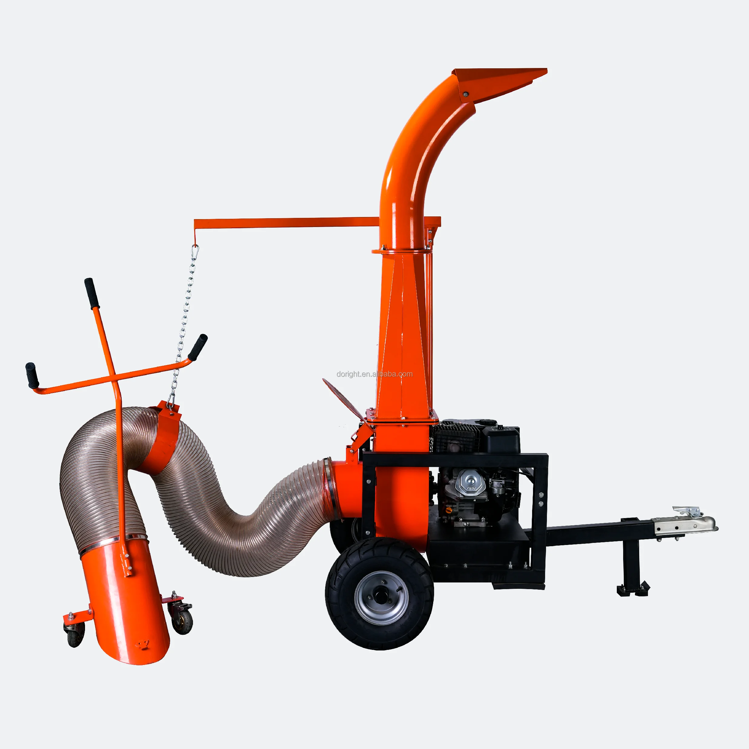 15HP professional petro four strokes leaf vacuum machine