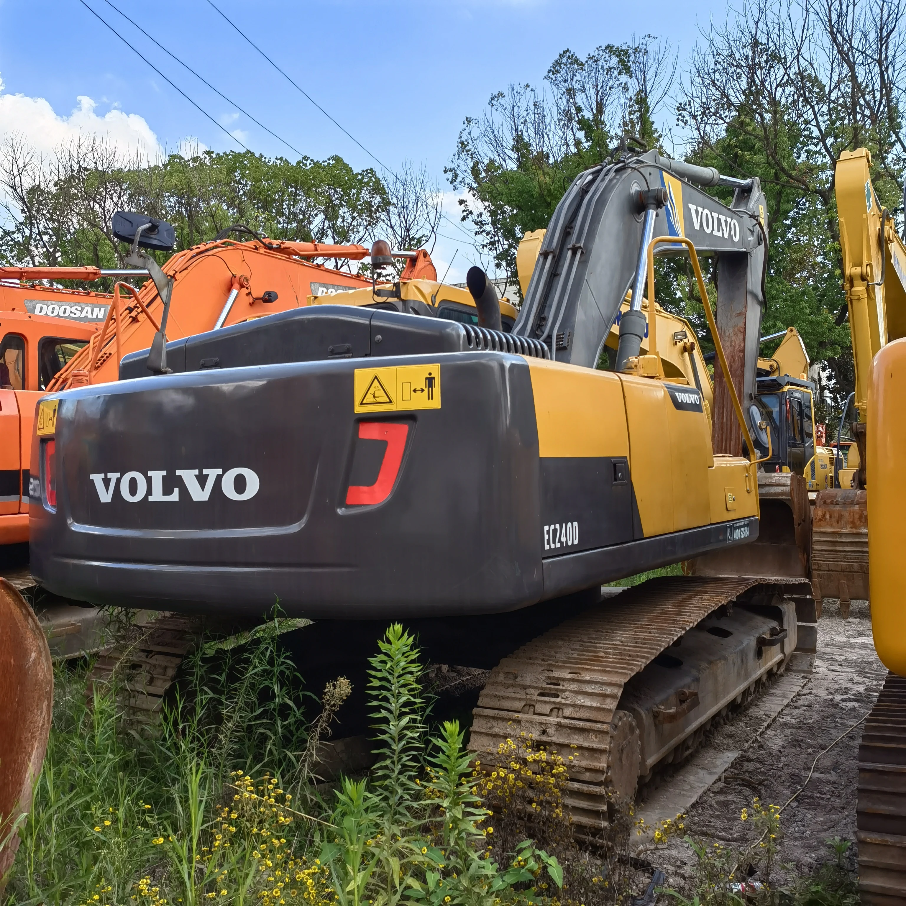 Высококачественный оригинальный гусеничный экскаватор VOLVO EC240 для продажи Подержанный Volvo 240 24Ton подержанный