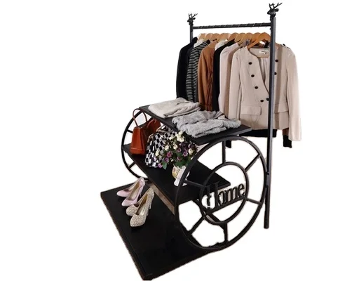 Customized Car Design Shoe Shop Attractive Display Shelves Special Island Display Case for Shoe Store