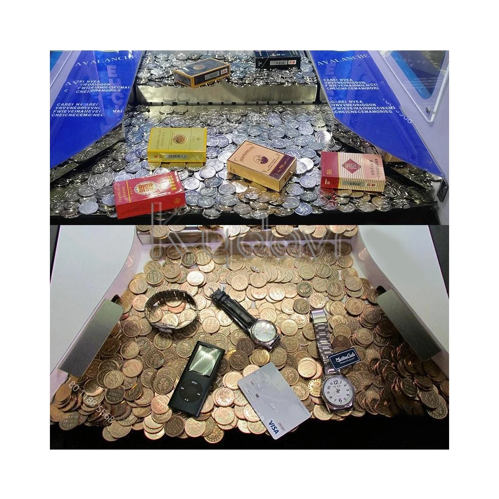 Mini electronic carnival amusement park lucky coin operated arcade coin dozer quarter game machine coin pushcoin pusher machine