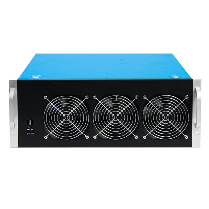 Computer server case 6 GPU system with B85 Motherboard Frame with 1840 CPU