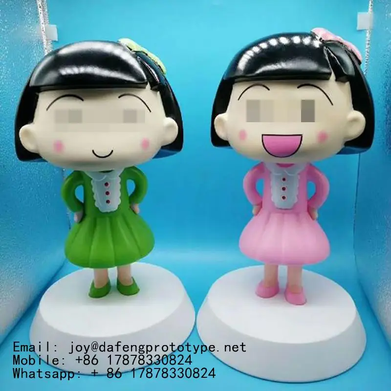 Trendy resin figurine customization desktop living room small ornaments, handmade IP mascot ornaments, figurine customization