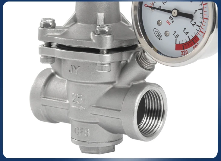 TKFM design of stainless steel 304 regulator pressure vacuum relief valves for water air oxygen