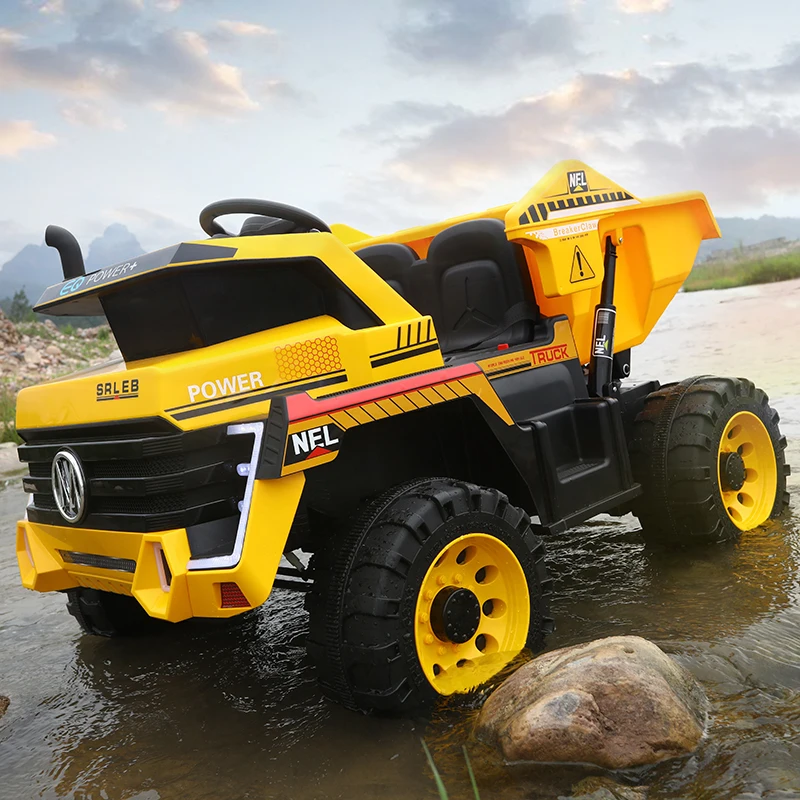  12V Дети ездить на самосвал дети Rc автомобиле строительство трактор с электрическим