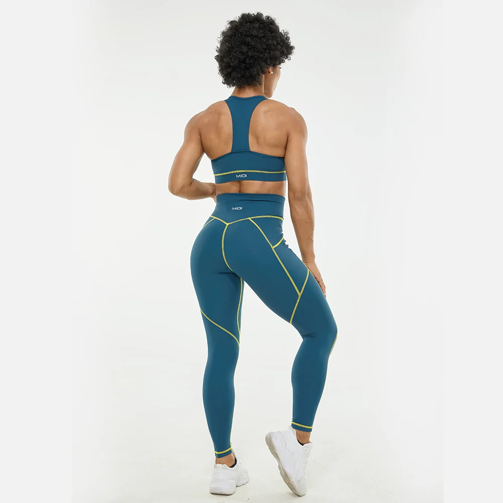 Popular product Sportswear women gym sets Contrasting colors yoga sets fitness women sport wear clothing