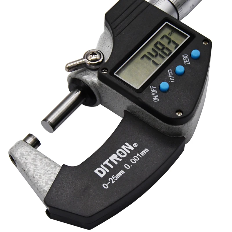 Micrometer Exterior Digital 0-25mm 25-50mm 50-75mm 75-100mm digital display micrometer Digimatic Outside Micrometer Metrology
