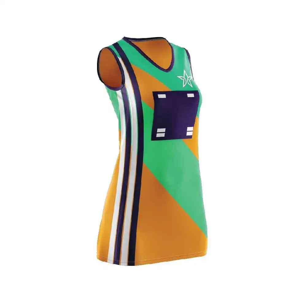 Новый дизайн Женская дышащая юбка Netball Униформа индивидуальное платье для