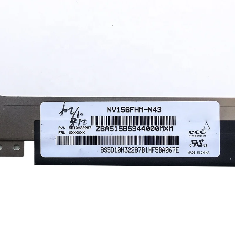 15.6 inch TFT lcd panel NV156FHM-N43 for FHD laptop panel screen ads LCD Display