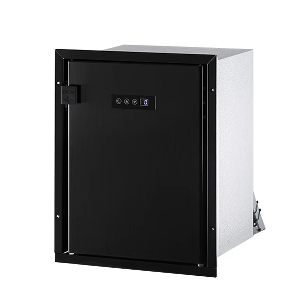 Hot Selling 12 Volt Fridge 40L Boat Freezer Car Compressor Refrigerator with Stainless Steel Frame