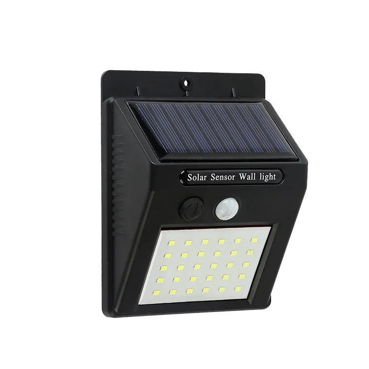 OKELI Rechargeable Solar Light 22 LEDs Waterproof IP44 Motion Sensor Security Solar Wall Lamp