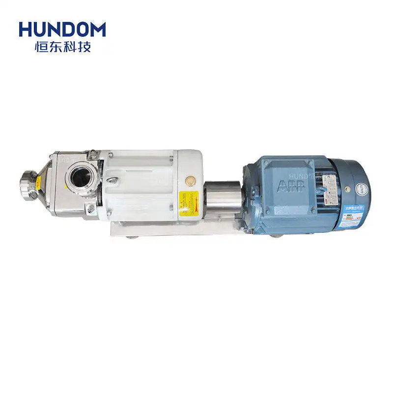 Food Grade Stainless Steel High Viscosity Cheese Transfer Pump Twin Screw Pump
