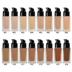 16 colors private label no logo oem concealer cushion foundation makeup liquid